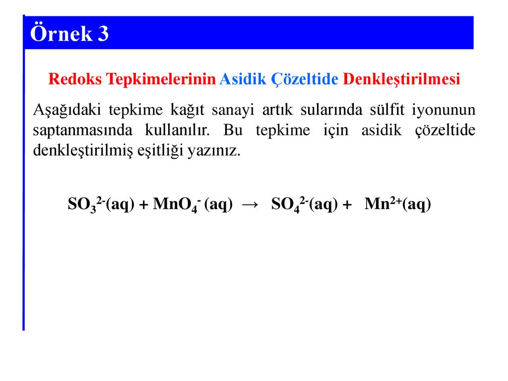 B L M Kimyasal Tepkimeler Ppt Indir